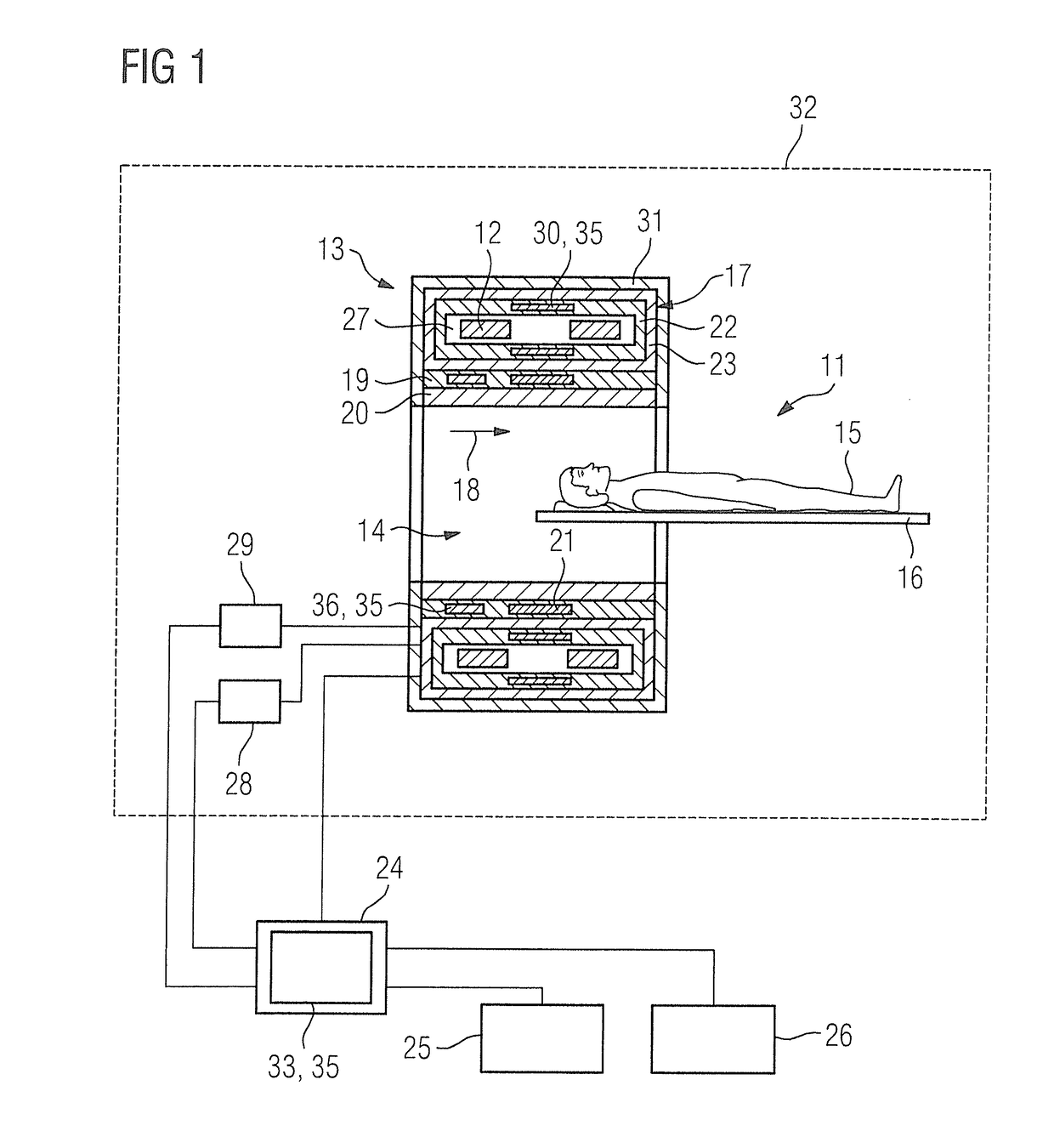 Method and apparatus for eddy current field compensation in magnetic resonance tomography