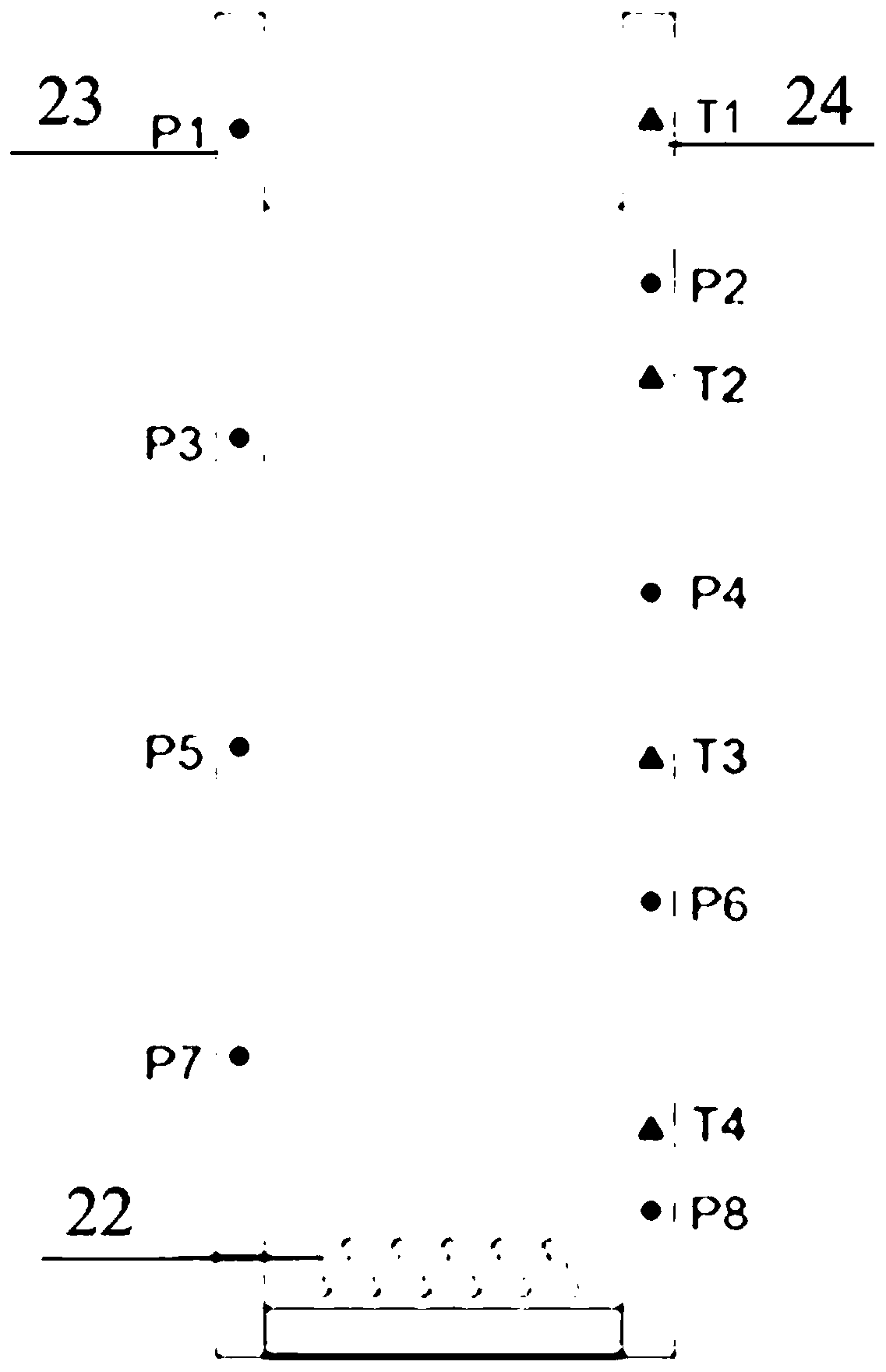 Thermohydraulic experiment system related to the interaction between melt and coolant