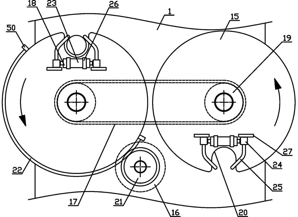 Round can branching delivery mechanism