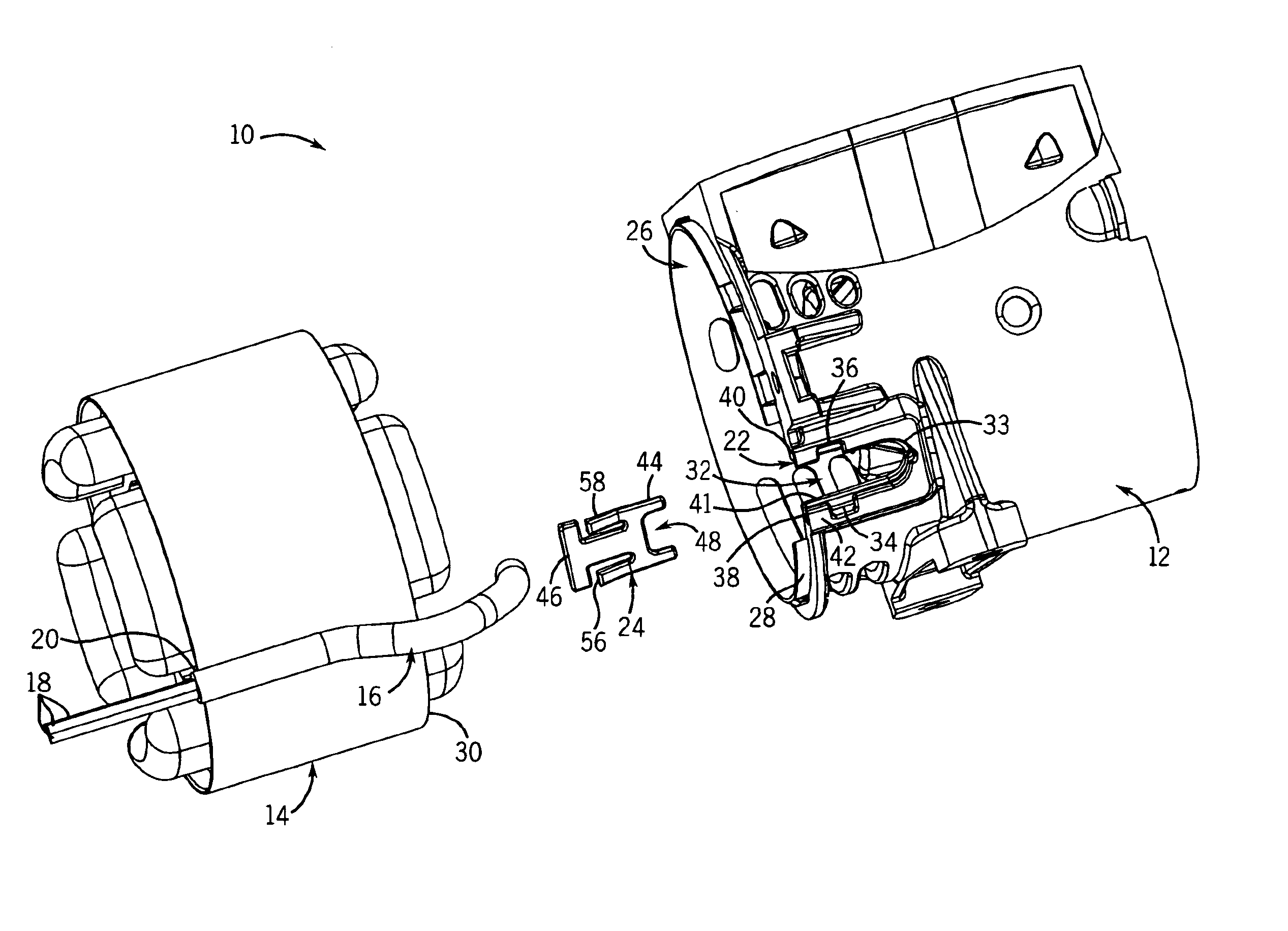 Lead retention bushing