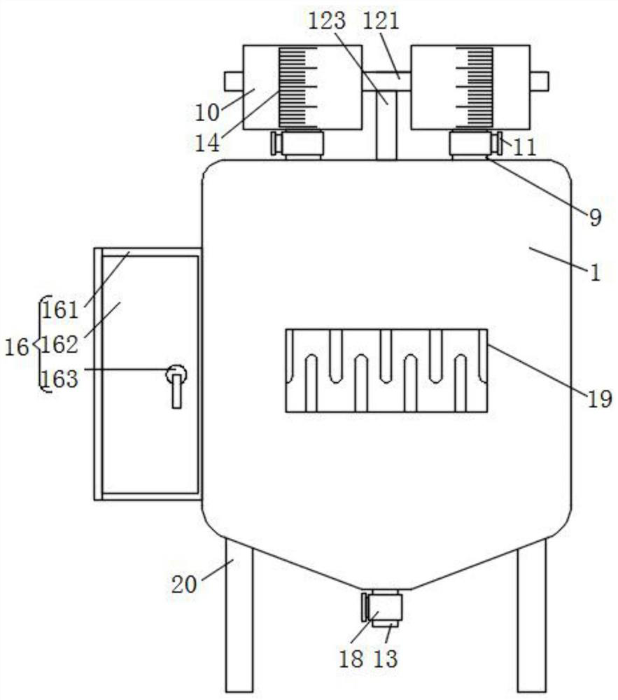 Proportioning device for liquid soap processing