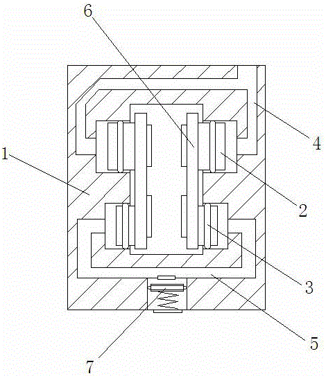 A disc brake rebound system for an electric vehicle