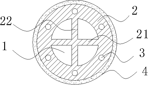 Anti-spattering soldering tin wire structure