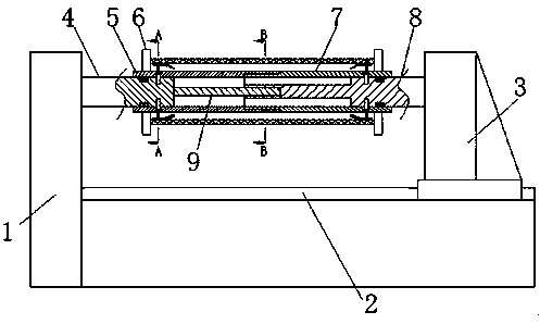 Metal pipe fitting machining fixing device used for numerical control machine tool