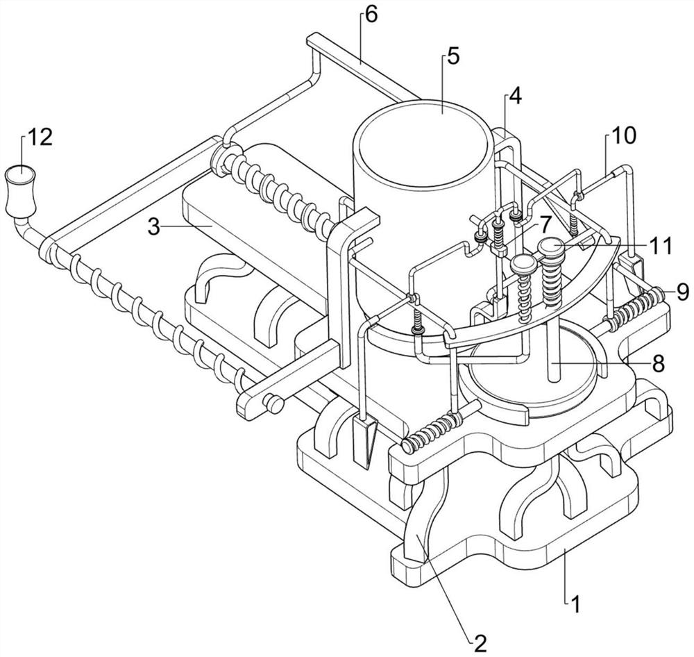 Light transmission device punching equipment for vehicle-mounted microscope