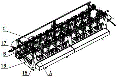 Integrated sorting device with adjustable size