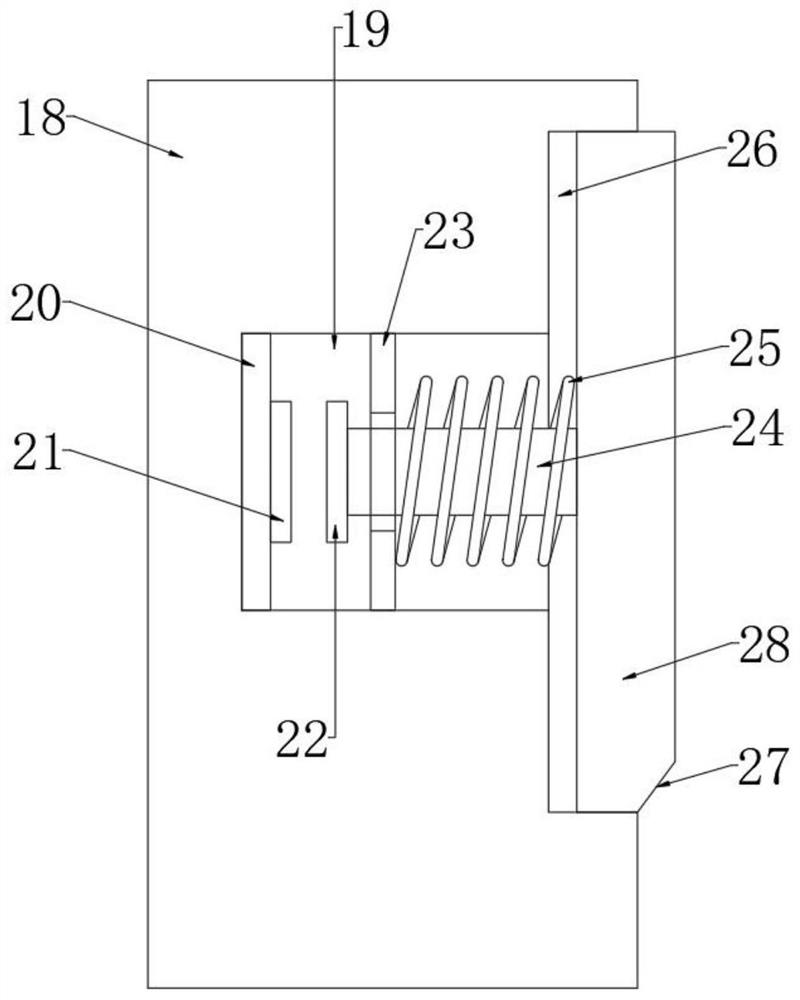 Steel bar diameter detection device for constructional engineering detection