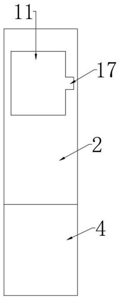 Steel bar diameter detection device for constructional engineering detection