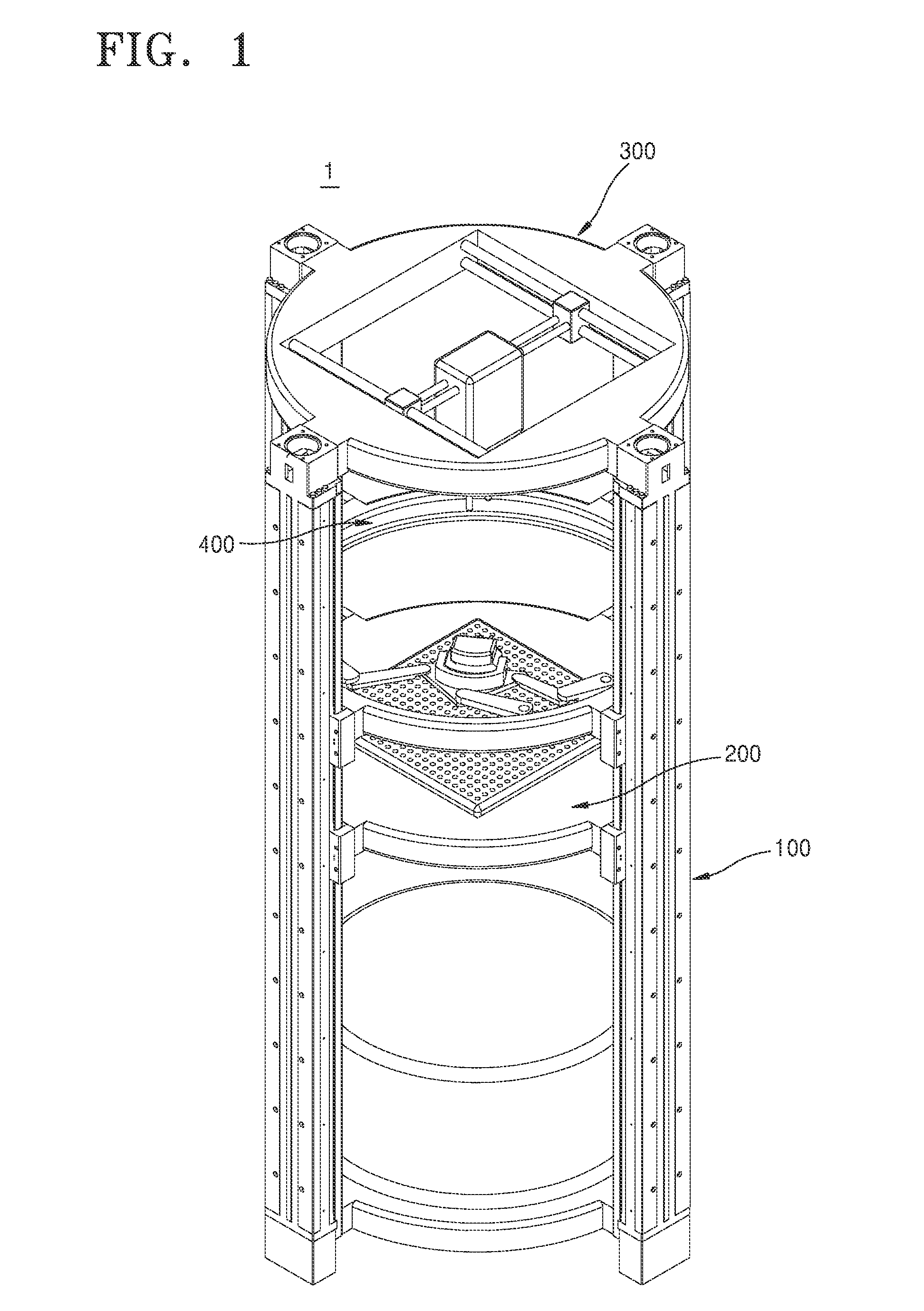 3D printer having dual stage structure