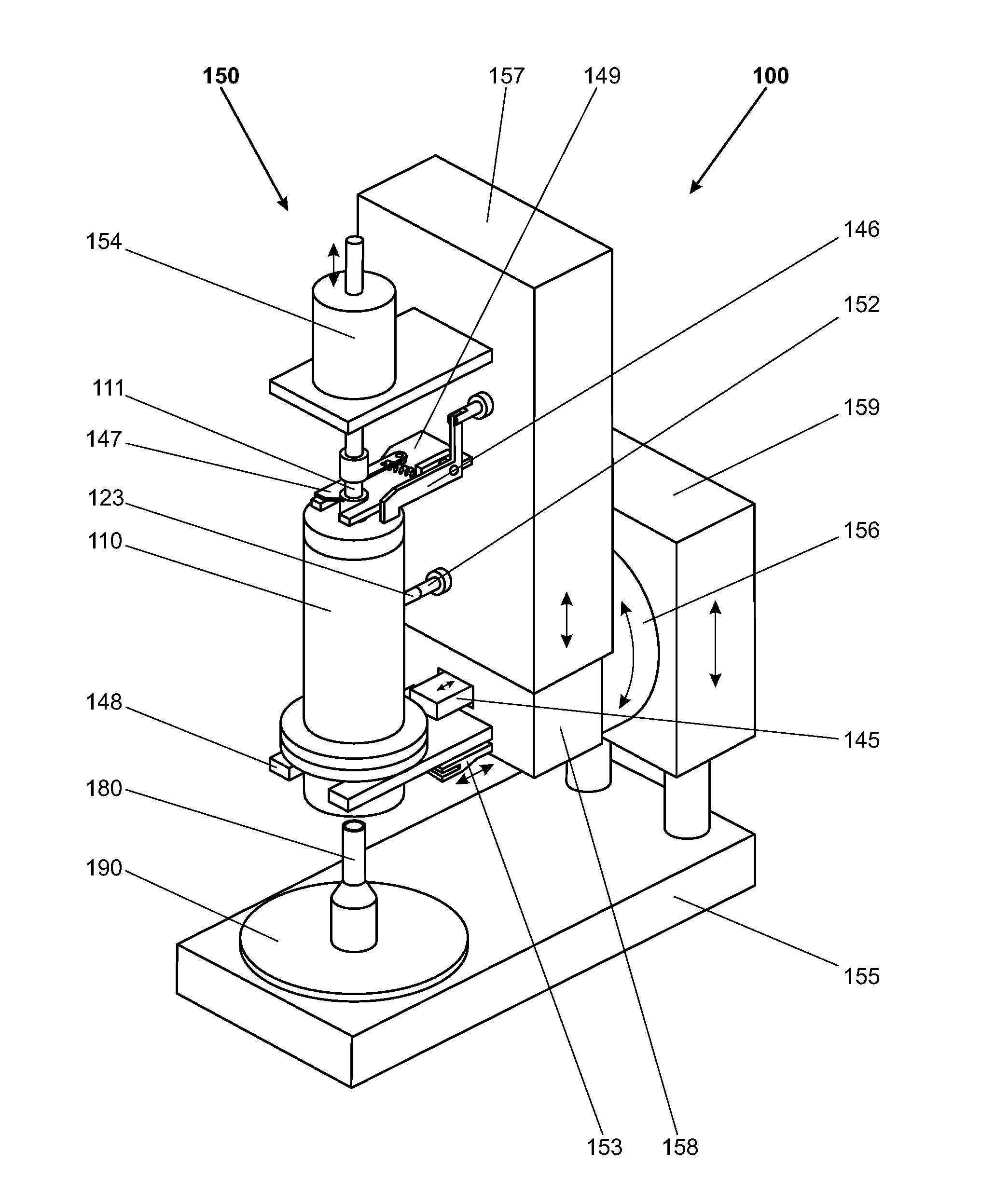 Dosage-dispensing device and dosage-dispensing unit with an electrostatic closure device