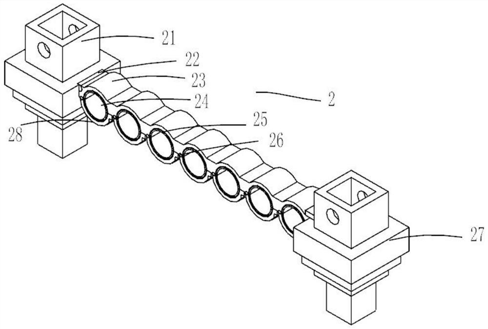 A cable support frame for electrical engineering