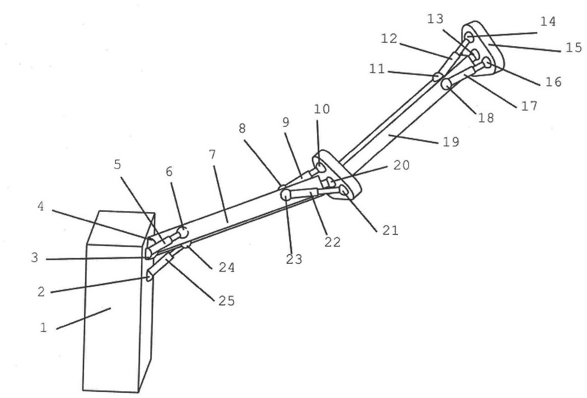 Nine-motion-degree robot mechanism