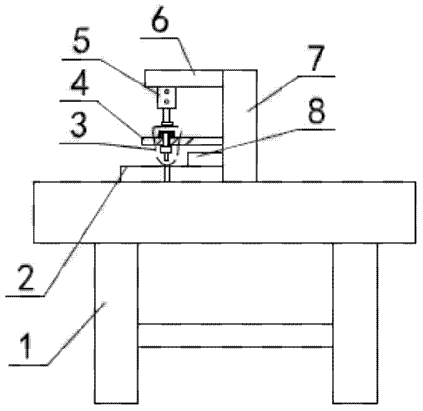 Cylinder type limiting flanging mechanism for battery shell