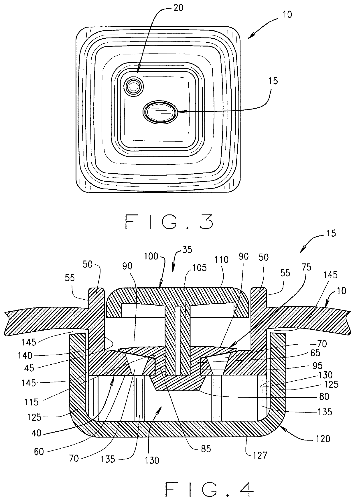 Valve assembly for a food storage container