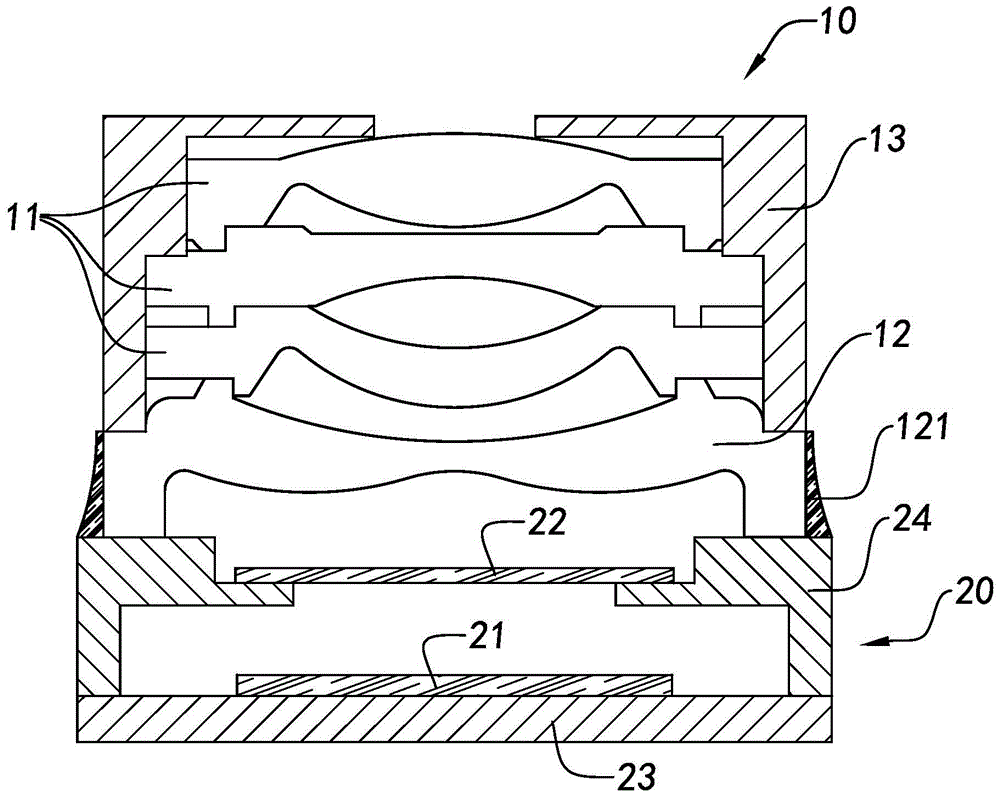 Camera module group lens, camera module group, assembly method of camera module group lens and assembly method of camera module group