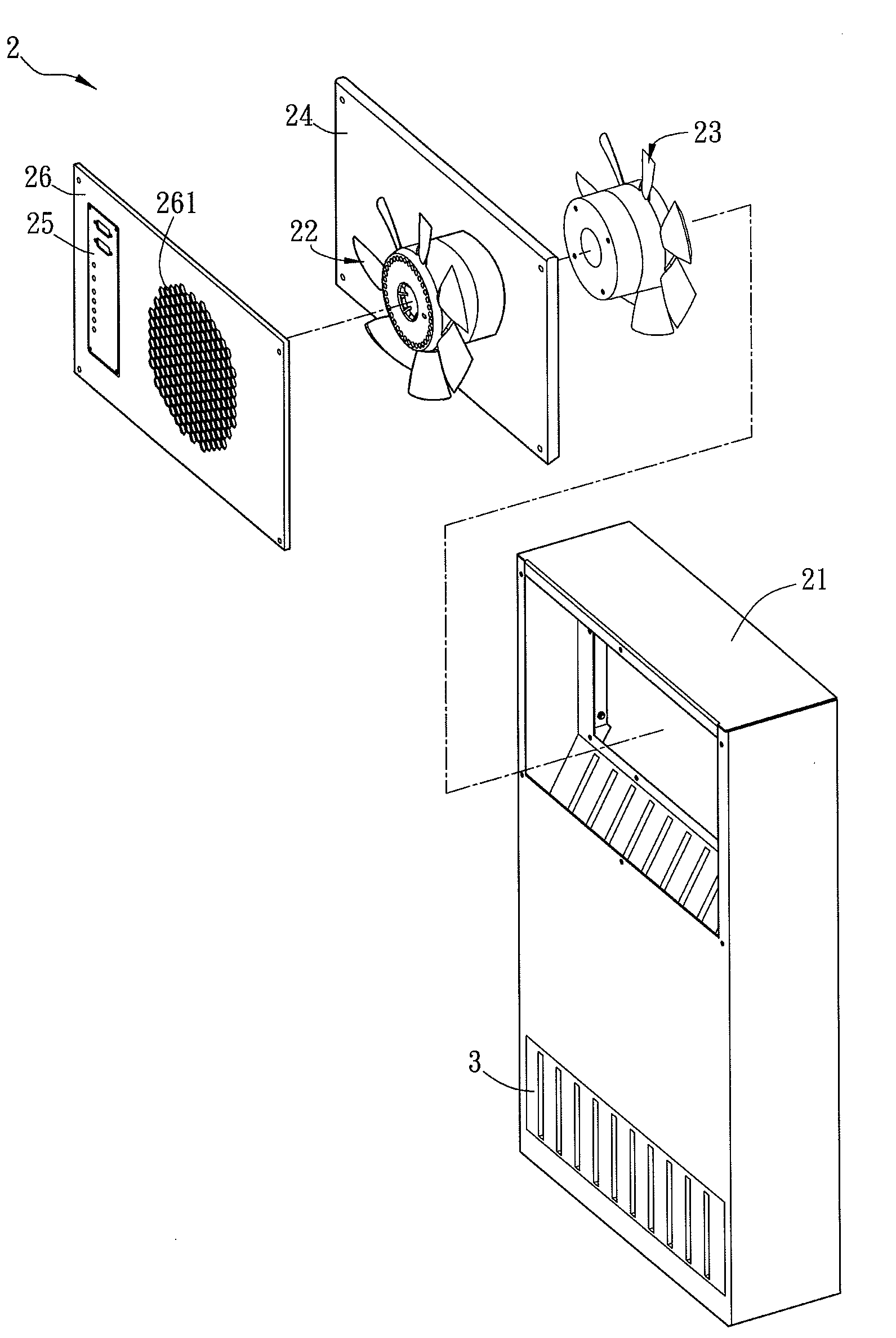 Heat exchange device and closed-type electronic apparatus using the same