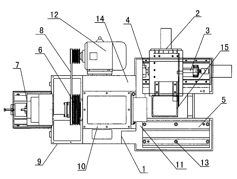 Automatic cutting machining device for spherical surface roller