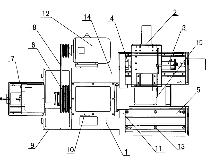 Automatic cutting machining device for spherical surface roller