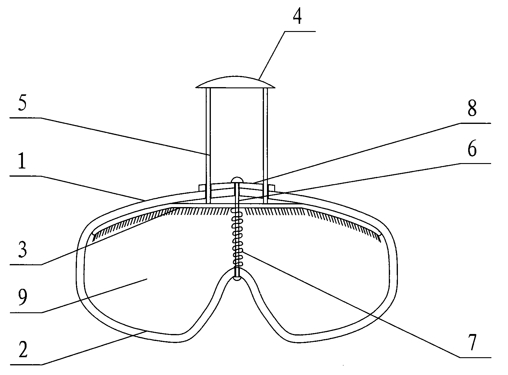 Anti-frog safety goggles