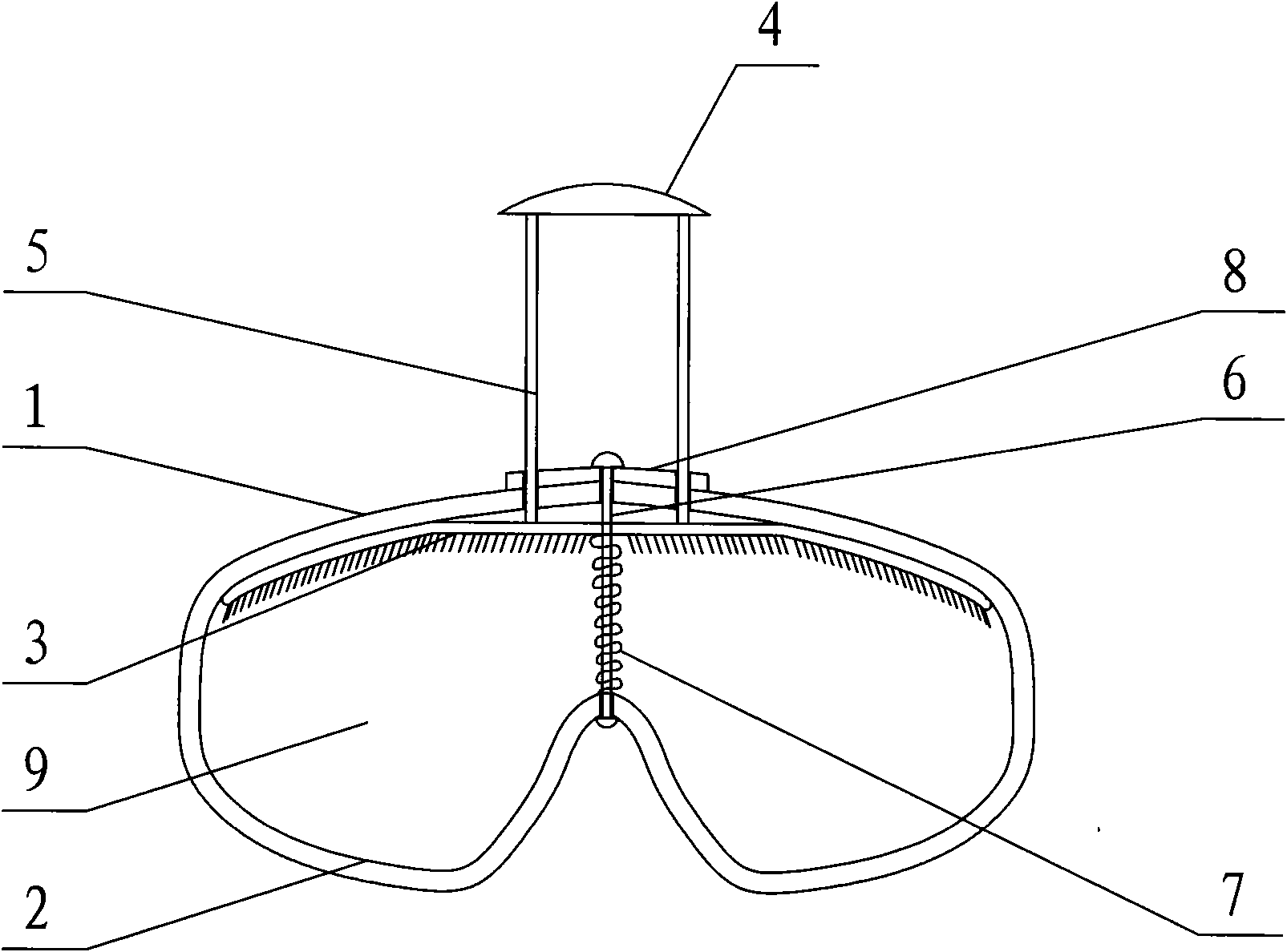 Anti-frog safety goggles