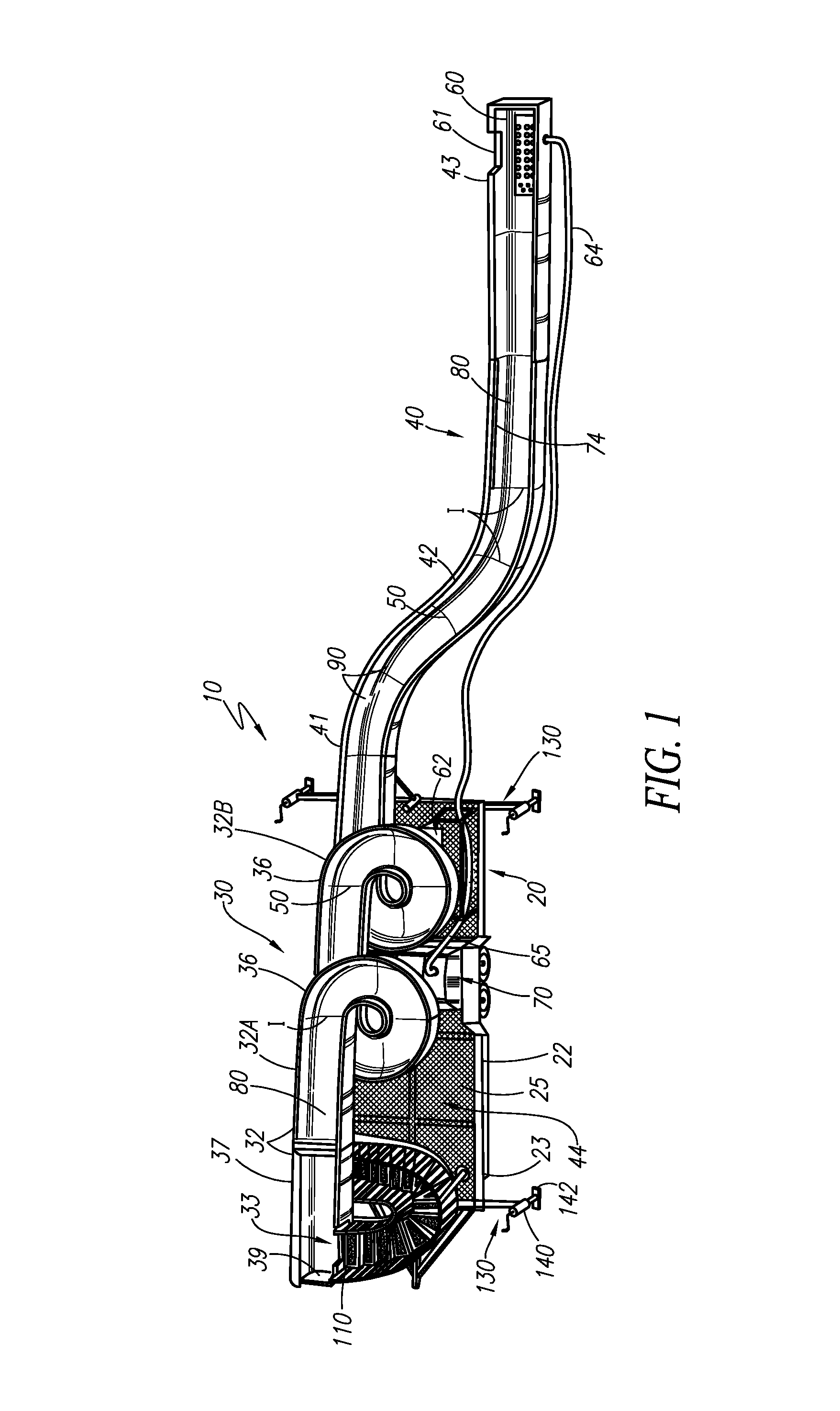 Mobile, modular water amusement ride