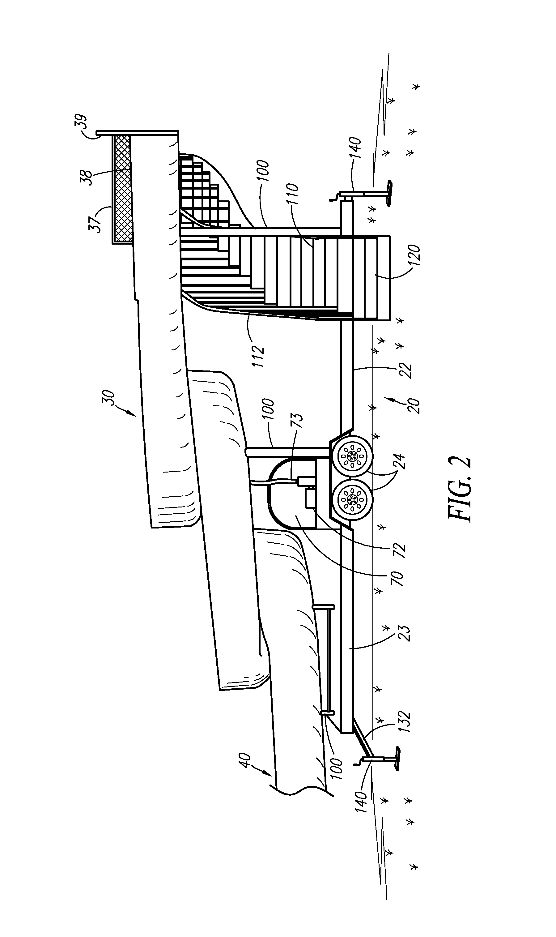 Mobile, modular water amusement ride