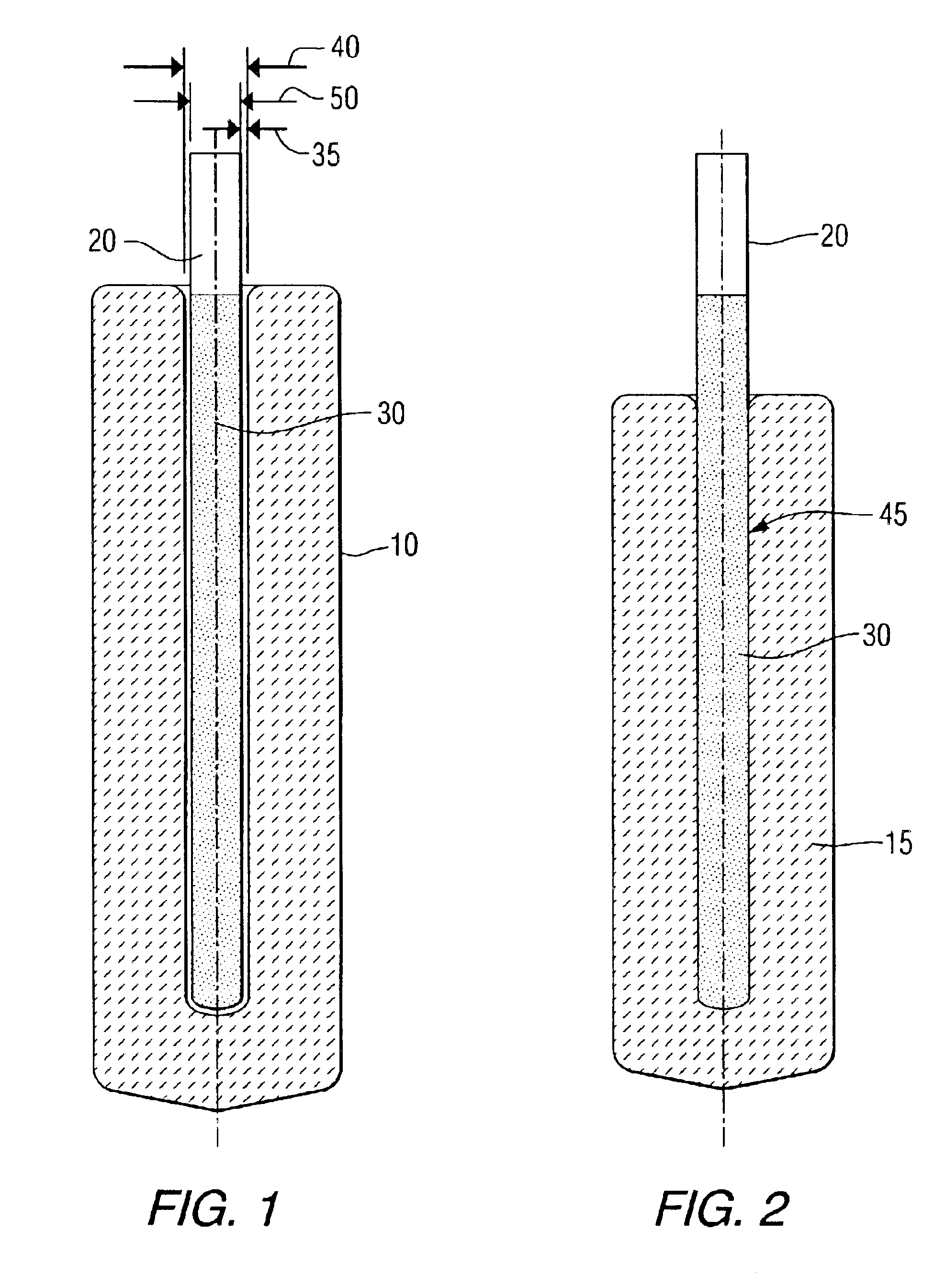 Sinter-bonded direct pin connections for inert anodes