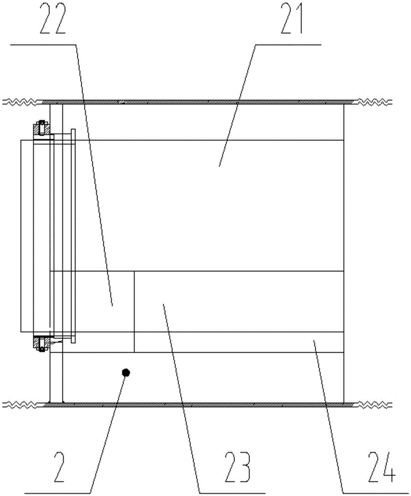 External mounting type aviation electric pod and using method thereof