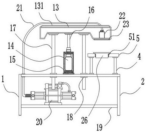 Glue adhesion testing device and testing method thereof