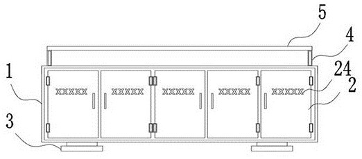 Glue adhesion testing device and testing method thereof