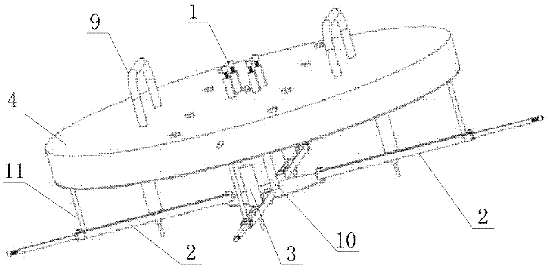 Adjustable multishaft screwing mechanism