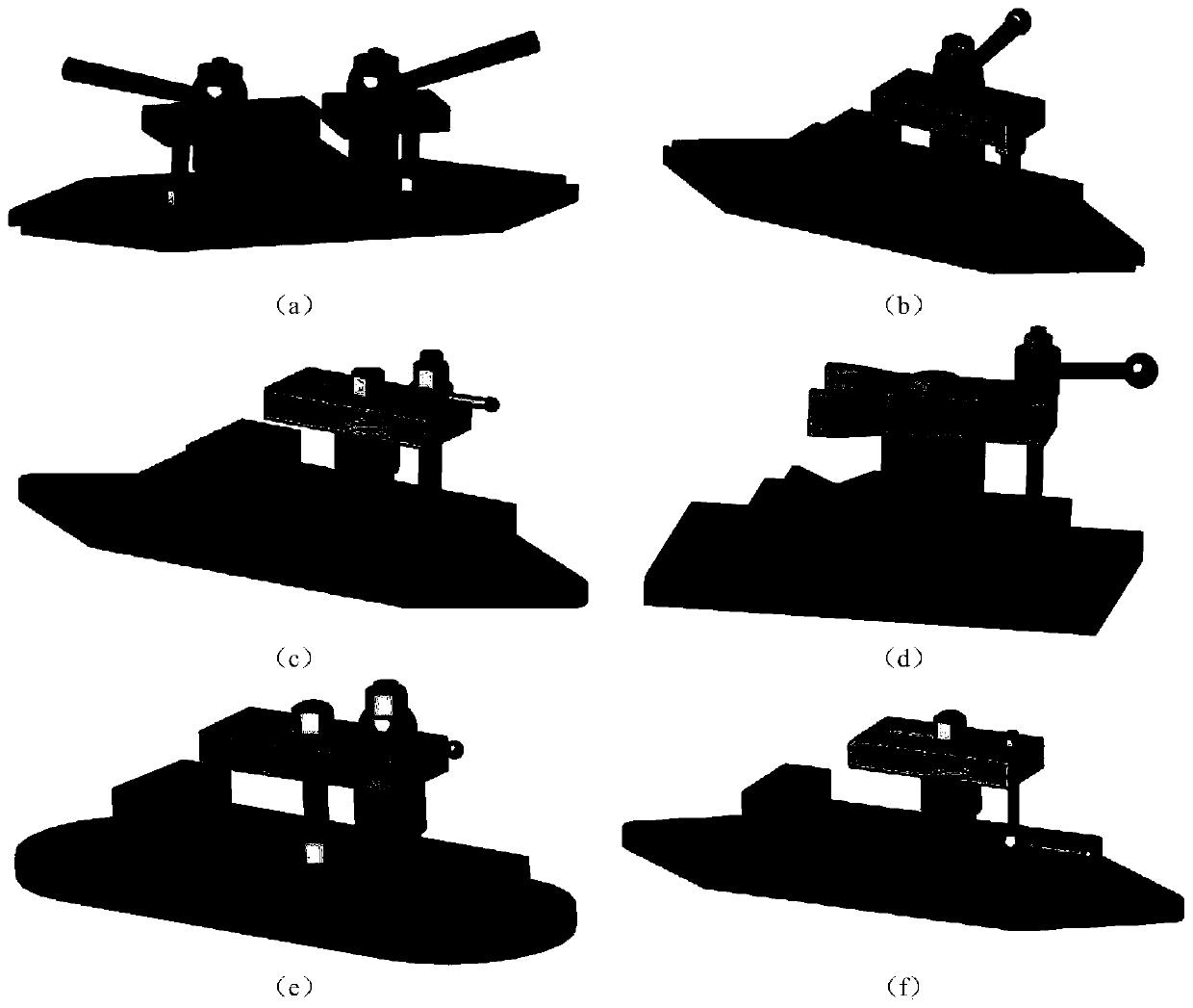 Mining method based on common structure of three-dimensional assembly model