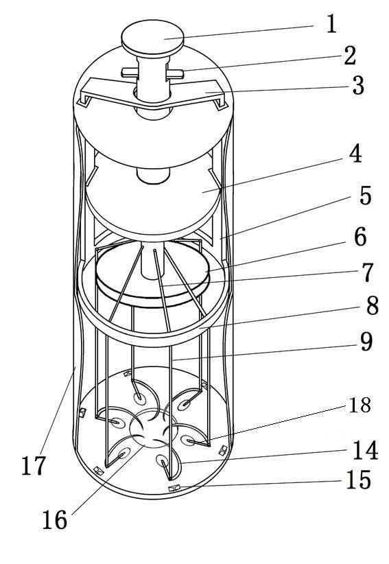 Needle-withdrawing and line-leading suture instrument