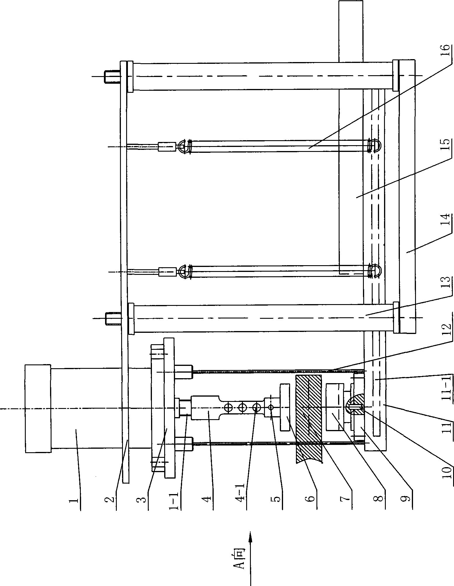 Electrode clamping and positioning device for bar heating