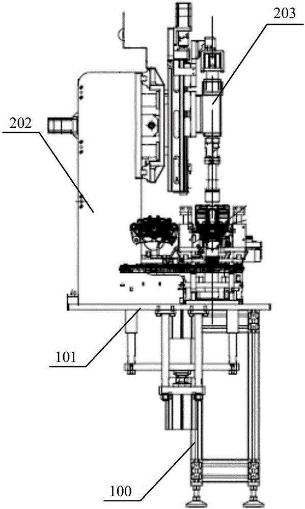 Piston press-fitting device