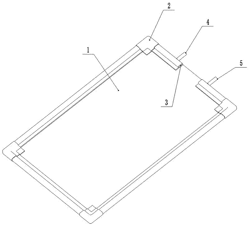 Power battery cooling structure and system