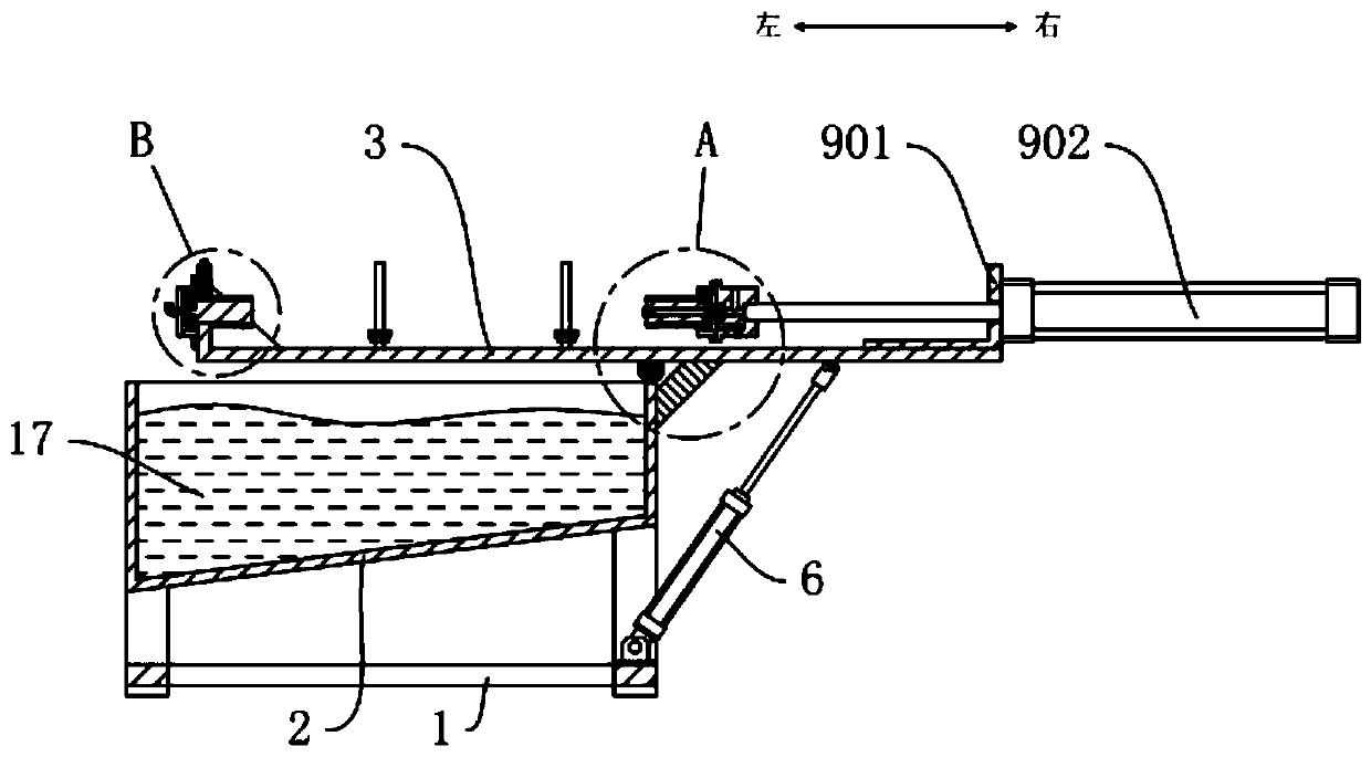 Air-tightness detection device for composite steel-plastic pipe fitting