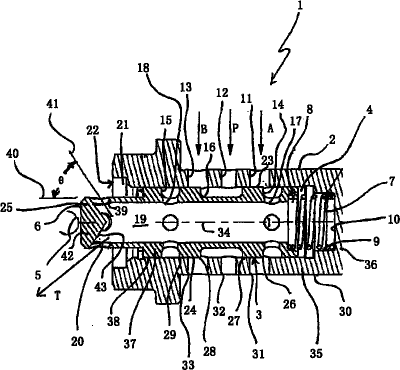 Valve part for a control valve for control of pressure medium flows