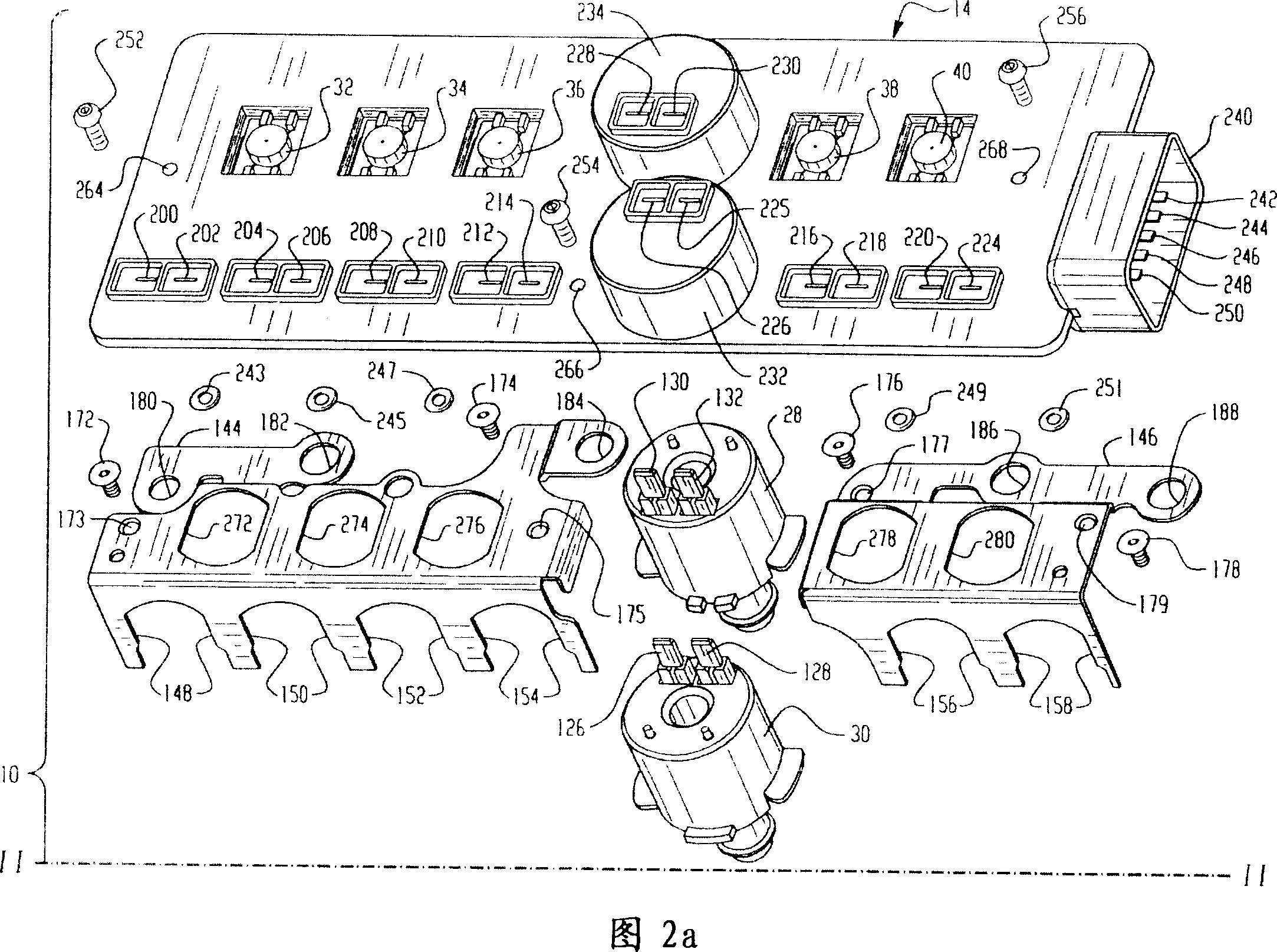 Electro-hydraulic manifold assembly with mounted pressure sensors