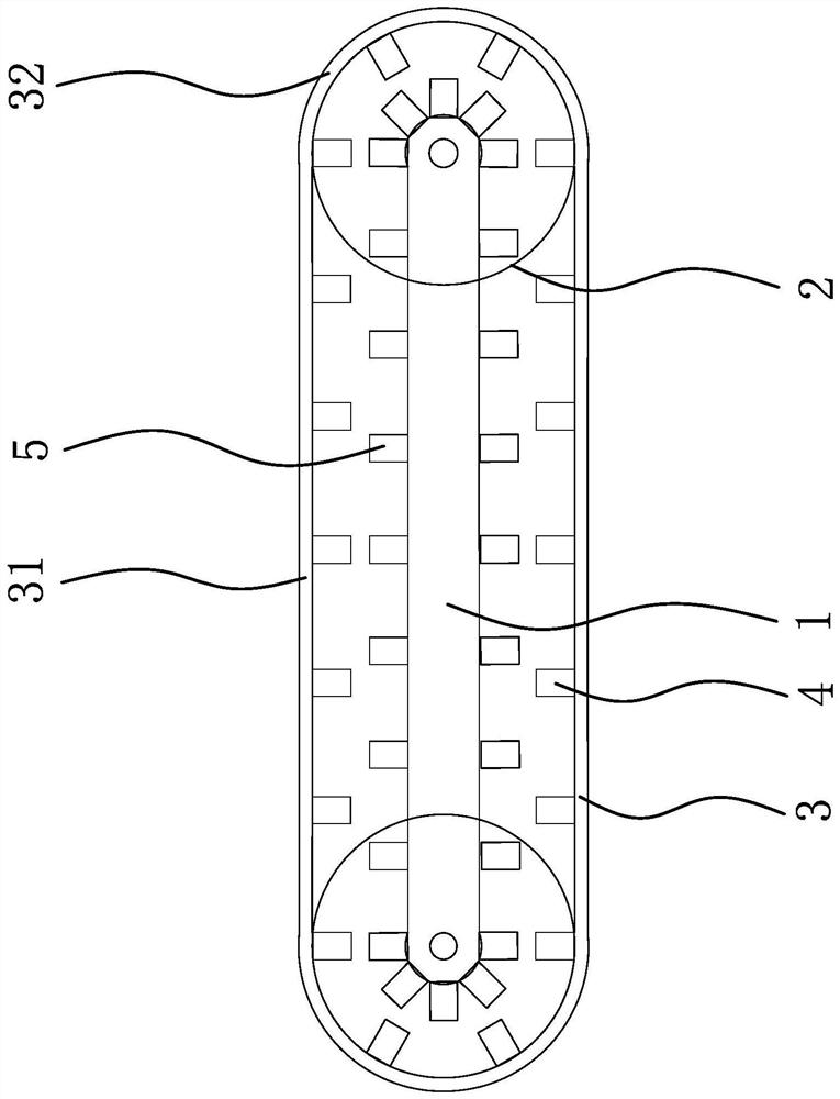 Pulse magnetizing crawler walking mechanism and wall-climbing robot