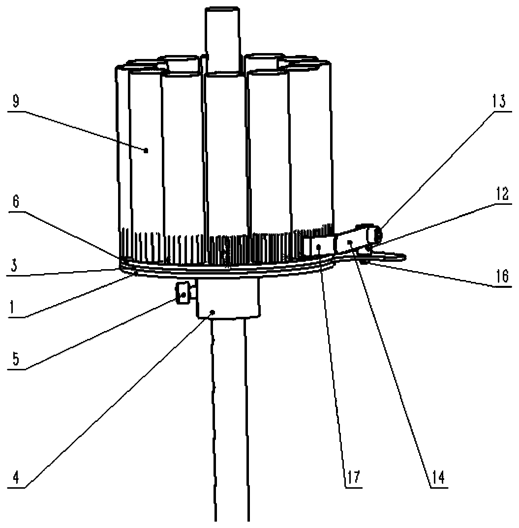 Flexible self-rotation coating clamp