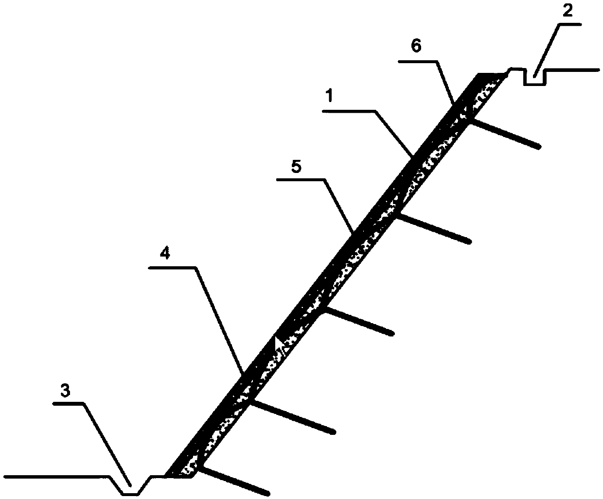 Slope vegetation restoration method of mine dump