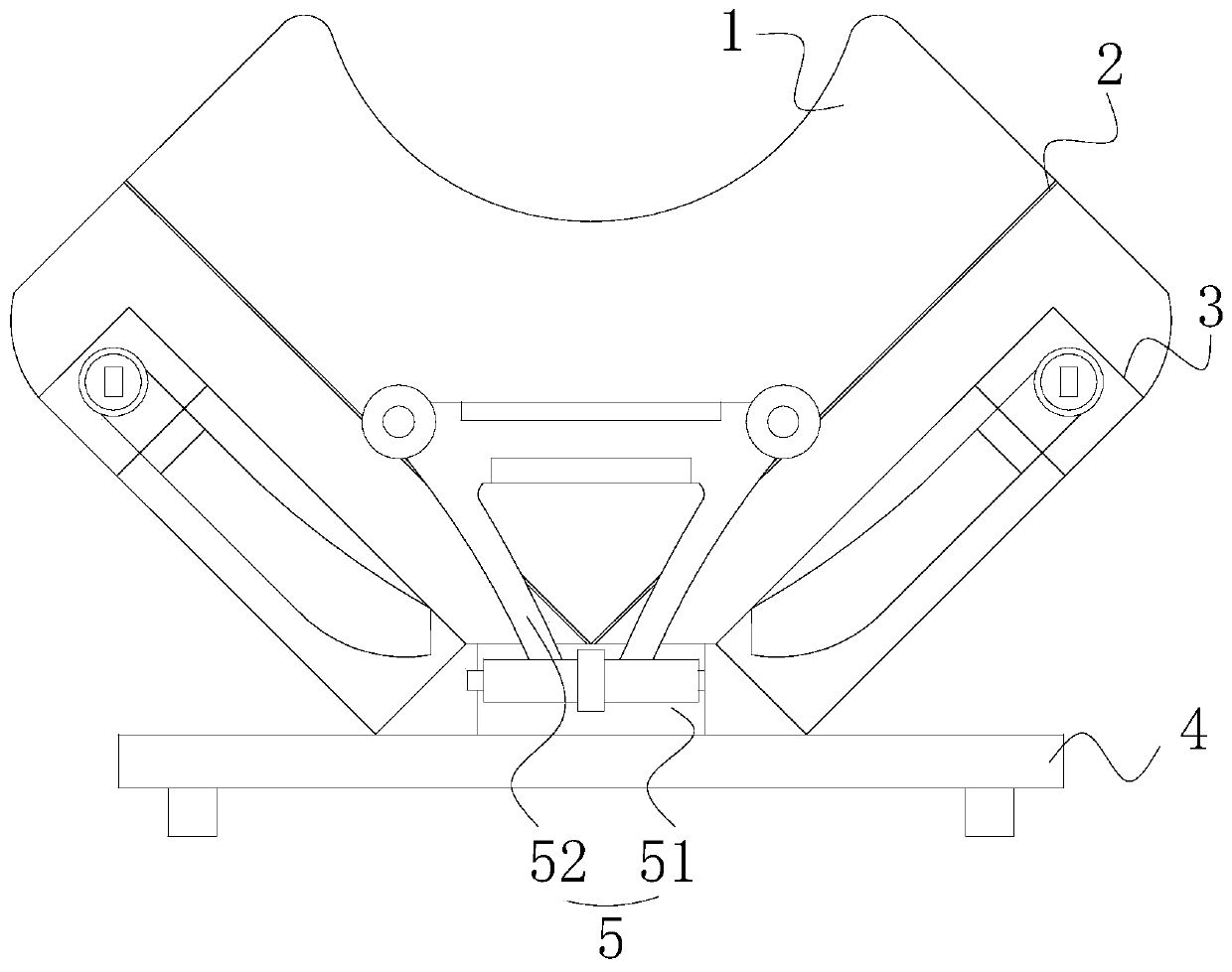 Neat device for packaging printing paper after cutting