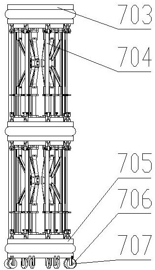 Novel leakage plugging device for underground coal gasification mining process