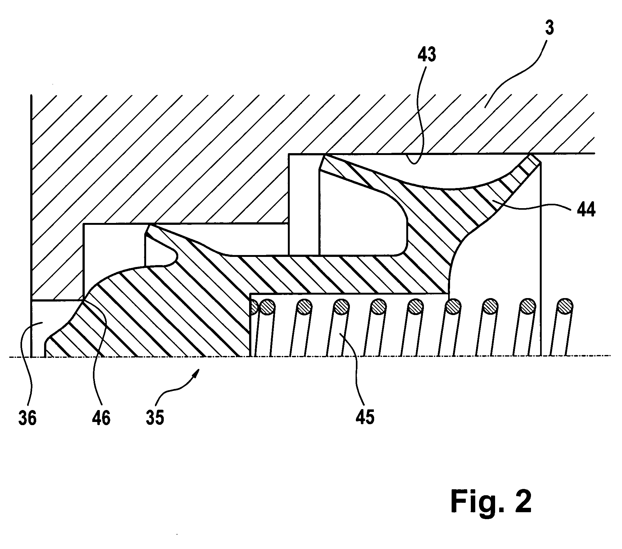 Continuously lockable adjustment device