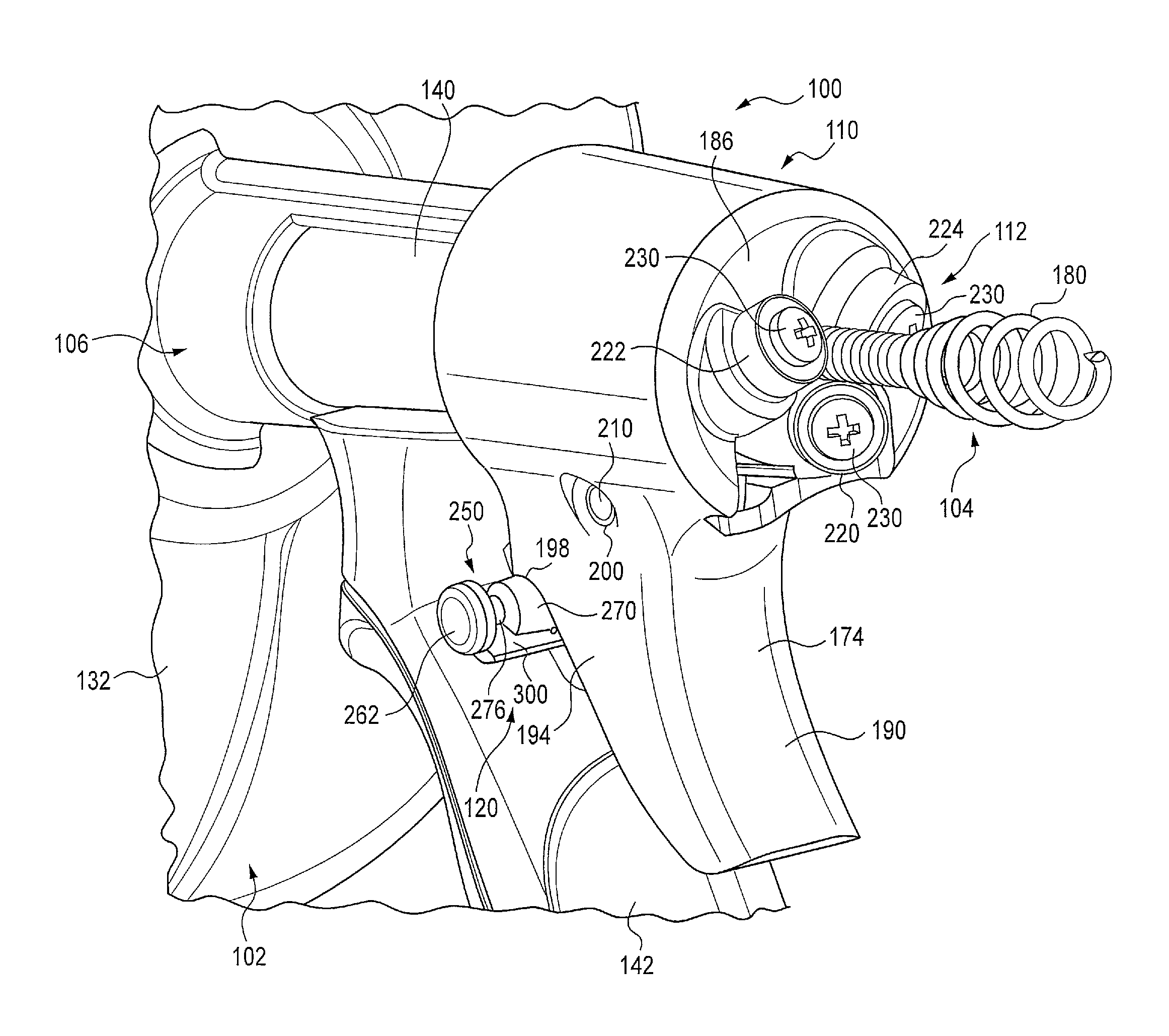 Feed control lock for hand operated drain cleaner