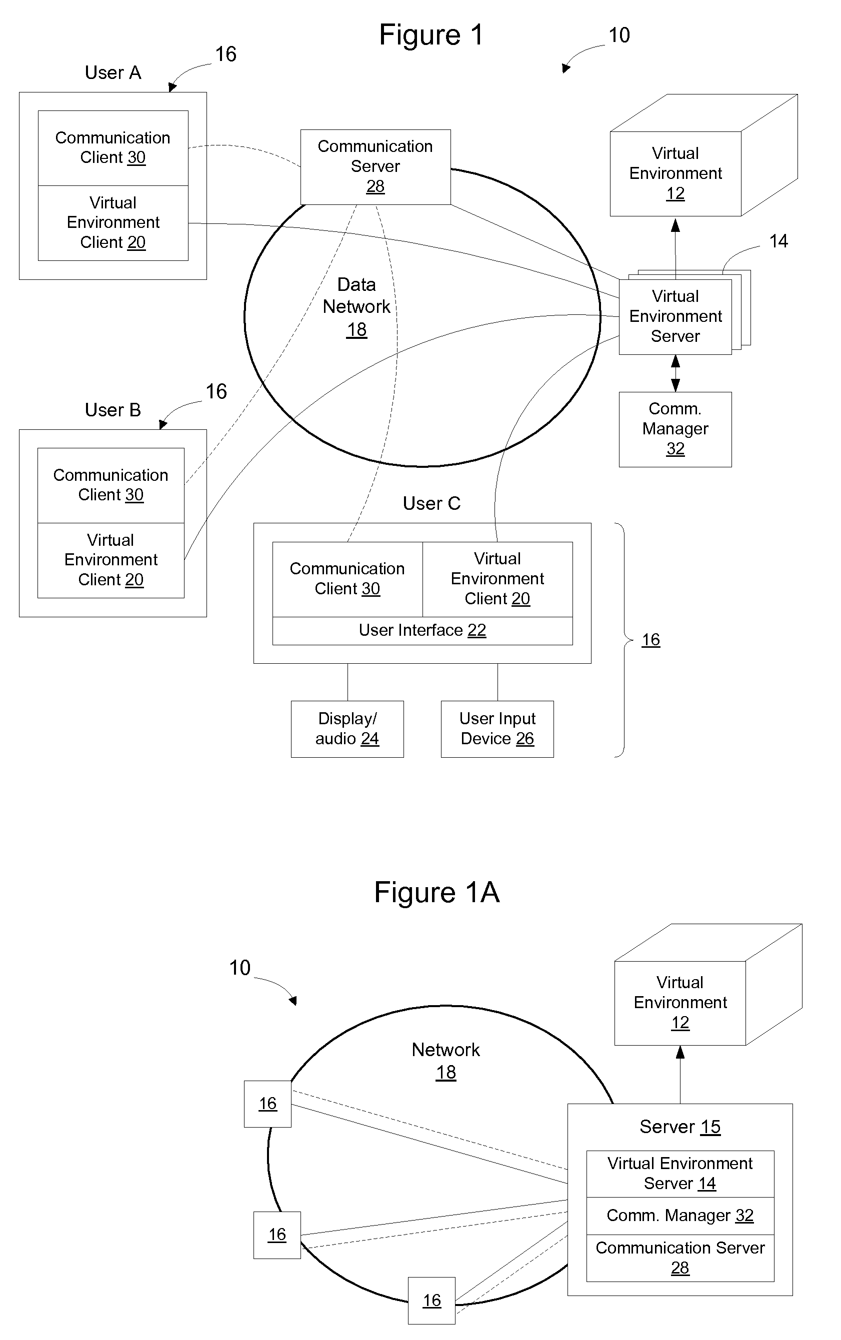 Method and apparatus for managing communication between participants in a virtual environment