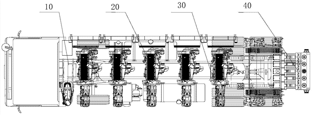 Fracturing truck and fracturing equipment set