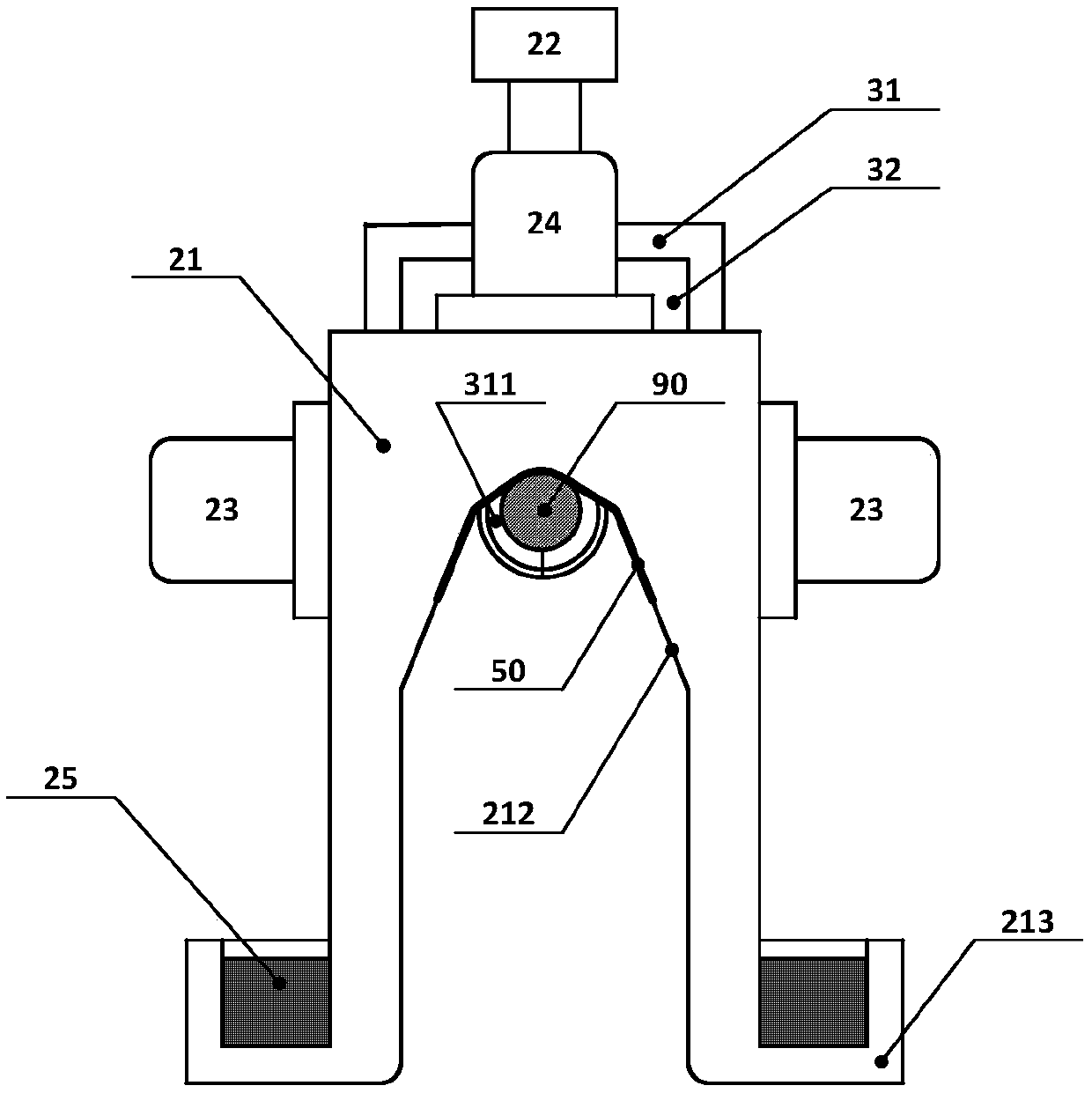 Unmanned aerial vehicle system for deicing of high-voltage and ultrahigh-voltage overhead power transmission line and application method of unmanned aerial vehicle system