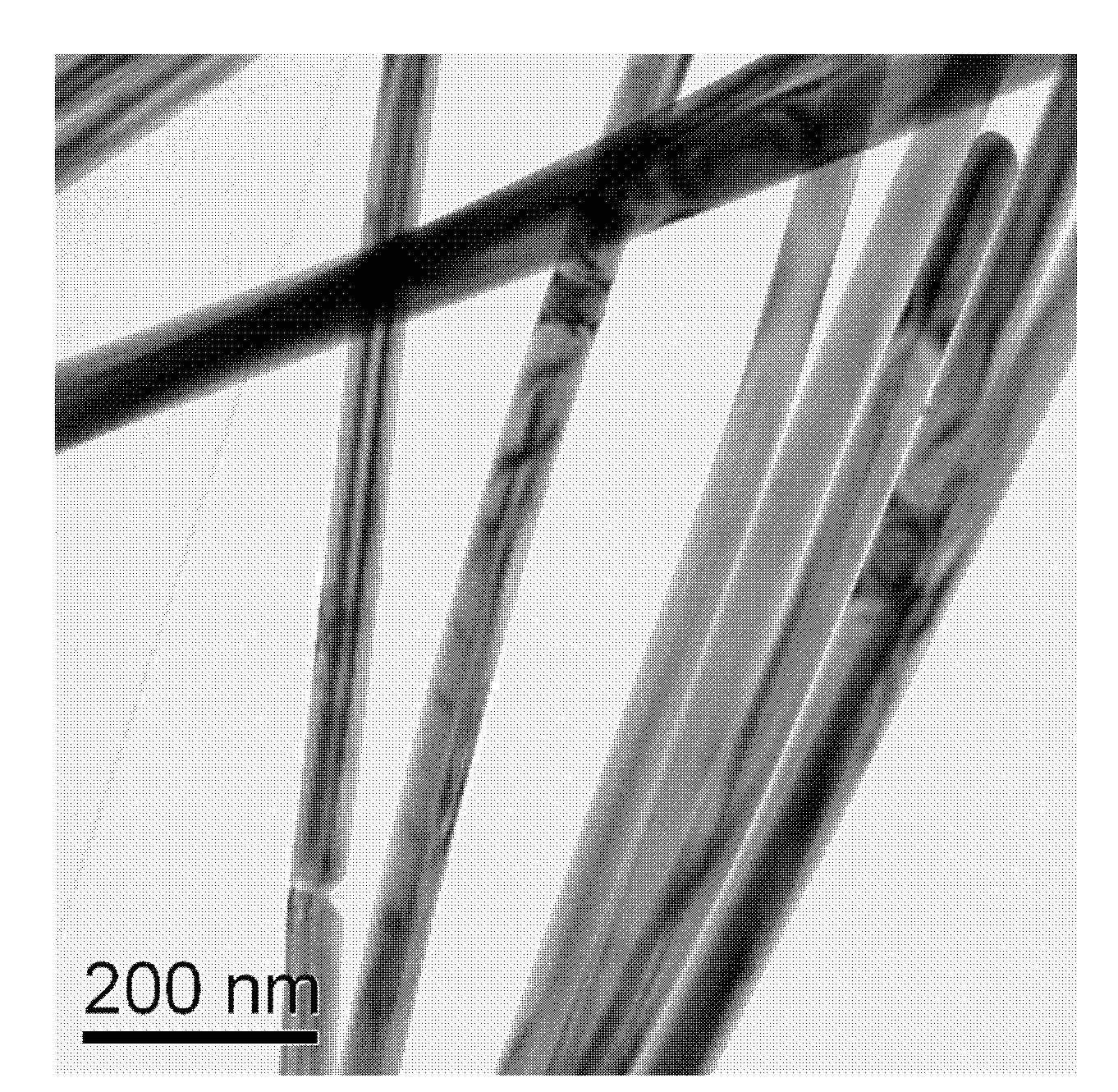 Silver nanowire transparent conductive film based on thermoplastic transparent polymer and preparation method thereof